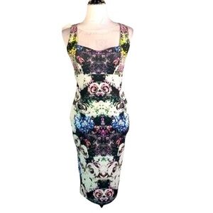 ASOS Maternity Floral Scuba Midi Dress